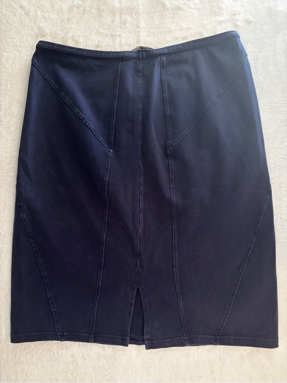Athleta Dark Navy Panel Pencil Skirt - Picture 5 of 6